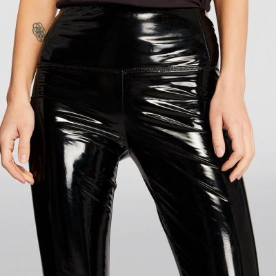 ALLSAINTS Cora Shiny Black Stretchy Leggings Sz. 4/36