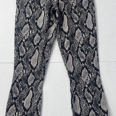 ALICE + OLIVIA Women's Gloriane Snake Print Leggings Size 0