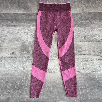 PINK Victorias Secret Sport Seamless Workout Tight Women S High Waist Ankle Pink