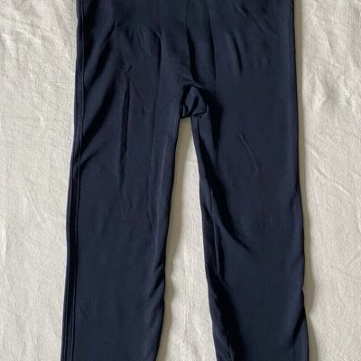 SPANX Mama Look At Me Now Port Navy Maternity Compression Leggings Women’s L NWT