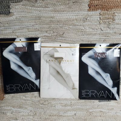 NWT Lane Bryant Three (3) Panty Hose C