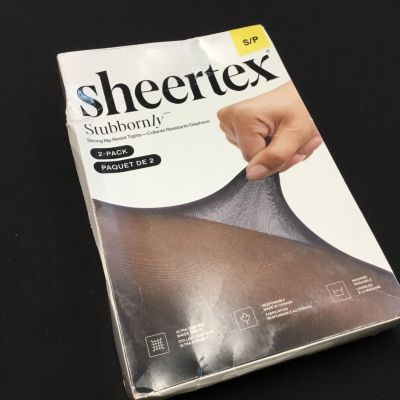 Sheertex Stubbornly Strong Ladies Tights 2-pack Ultra Durable Reinforced toe