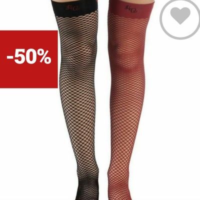 (DC Comics) Harley Quinn Thigh High Fishnet Stockings Socks