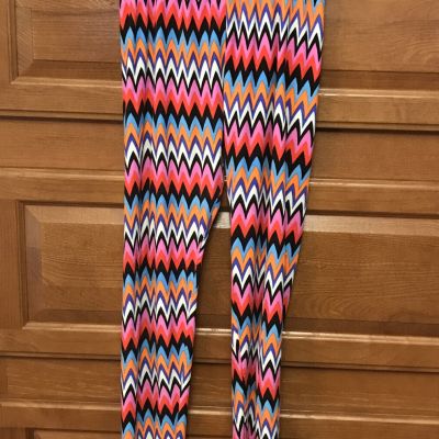 Yelete Leggings Mod Retro One Size Stretch bright colorful soft 1324