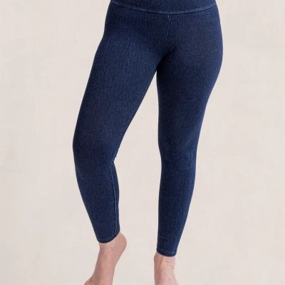 Shapermint Essentials High-Waisted Shaping Jeggings Large Navy NWT