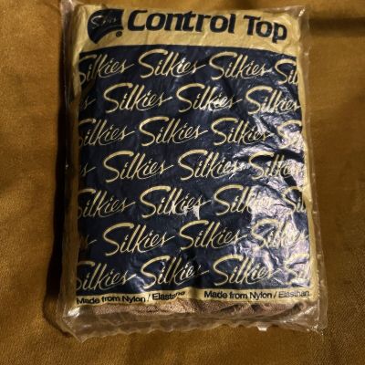 vintage control top silkies pantyhose 070301 large nude