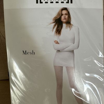 Wolford Mesh Tights Black Medium New Retail $67 #19198