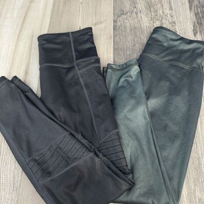 Lot Women’s Athleta Legging Metallic Shiny Moto 7/8 XS Yoga