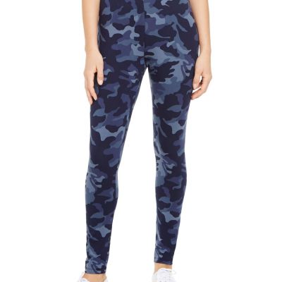 Style & Co Womens Printed Leggings Camo Daze Dark Blue XS