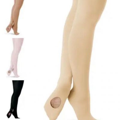 Capezio Shortbread Nude Tights  Ultra Soft Transition  1916 Adult Size Large 2X