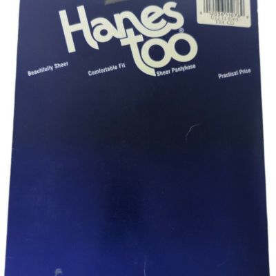 VTG 90s Hanes Too Sheer Town Taupe Control Top Reinforced Style 136 Size CD NIP