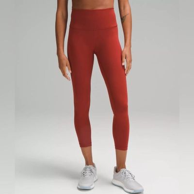 Wunder train hr tight 25” terra orange size 18