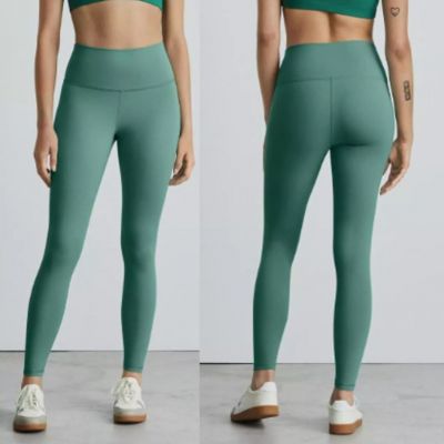 Everlane Women's Perform Ankle Legging Size S Soft Dark Mint Green Athleisure