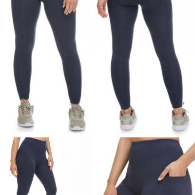 Athletic Works Women's Core Mid-Rise Pocket Legging Navy Size XXL NWT