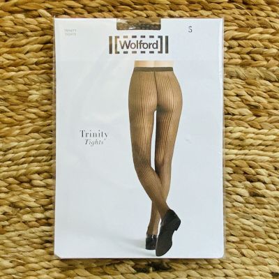 Wolford | Trinity Tights #14726 | in Gobi / Black 9784 | Sz Small | Discontinued