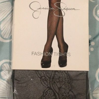 JESSICA SIMPSON S/M Fashion TIGHTS  Black NWT  MSRP: $16.00