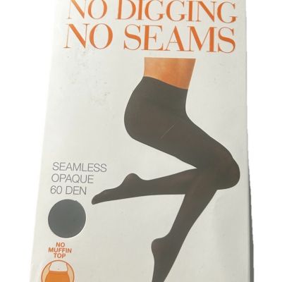 Easy Smoothing Opaque Shaping Tight Pantyhose, 1 Pair - SZ XL Black