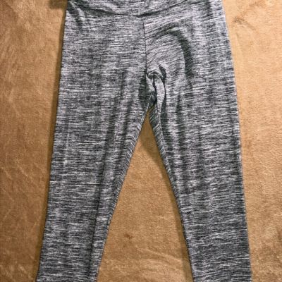 Time And Tru Women Small Gray High Rise Stretch Athletic Ankle Legging (V)