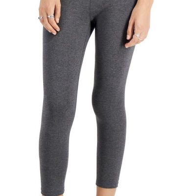 Style & Co Womens Capri Legging M Mid Rise Charcoal