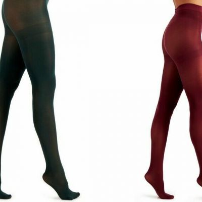 INC International Concepts Women's Solid Opaque Tights XS/S, S/M, M/L, L/XL