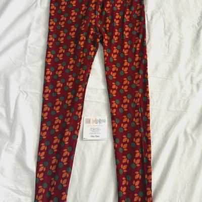 LuLaRoe BRAND NEW OS ONE SIZE Leggings Multi-Color Pattern Shape Print Fast Ship