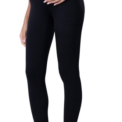 POSHDIVAH Women's Maternity With Pockets Workout Leggings Over The Belly size S