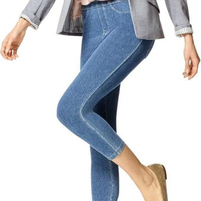 NO NONSENSE Capri Leggings Size {XXL} Classic Denim/ Comfortable Stretch