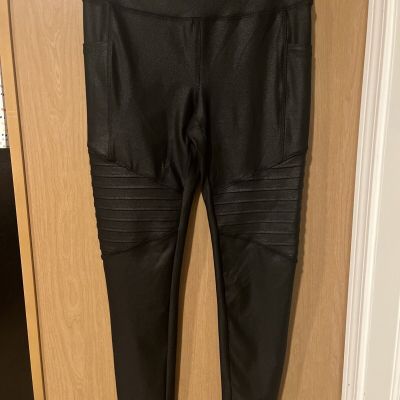 Women’s Mono B Moto Leggings- Medium