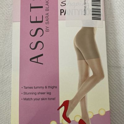 Spanx Assets Shaping Pantyhose size 6 Black 265-296lbs NEW