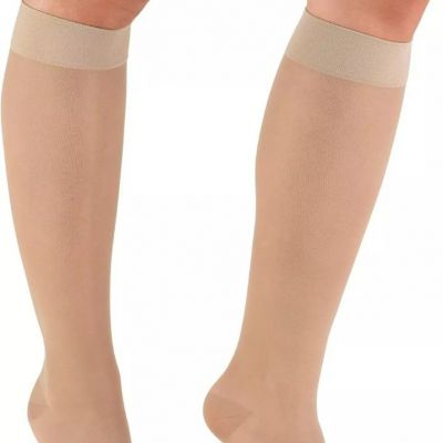 Truform Women's Stockings Knee High Sheer: 15-20 mmHg S NUDE (1773ND-S).......93