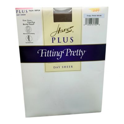 Hanes Fitting Pretty Day Sheer Pantyhose 00P24 Barely There Four-Five Plus