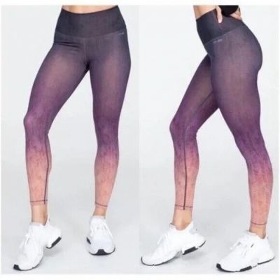 AR-33 Alpha High Waist Pink Purple Ombré Gradient Leggings - S