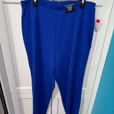 New women's Avenue ponte blue leggings average 22/24