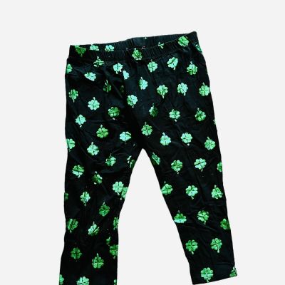 New No Boundaries Adult Capri Leggings Size L Shamrocks St Patrick’s Day