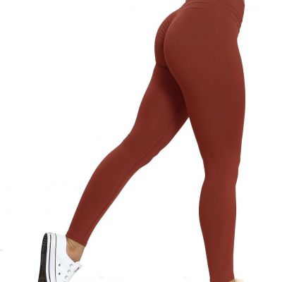 High Waisted Workout Leggings for Women Scrunch Tummy Control Luna Buttery Soft