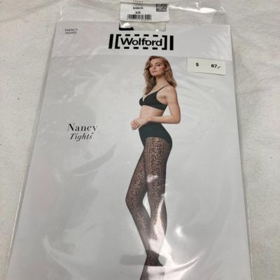 Wolford Nancy Tights New In Package Black Color Size Extra Small