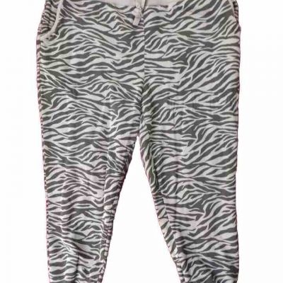 Torrid Zebra Print Leggings Womens Size 2 Gray Black Casual Pull On  Pants