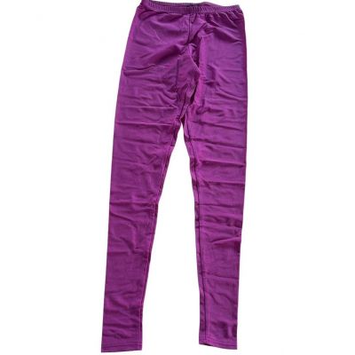 ASOS Leggings Womens 4 Purple Pink Shiny Glossy Stretch Ankle