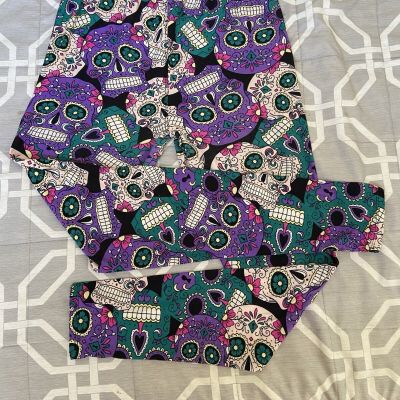 Sugar Skull Plus Size Leggings