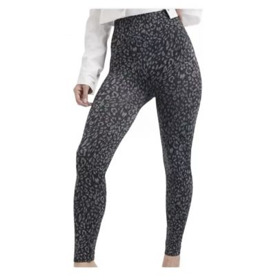 Spanx Look At Me Now Seamless Leggings Indigo Leopard Size 2X