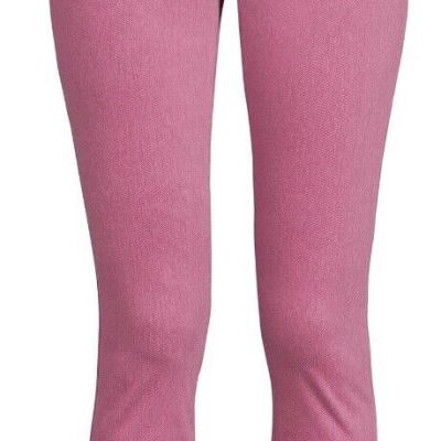 Time And Tru Women's High Rise Jeggings Pants Stretch Pink NWT X-SMALL (0-2)