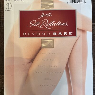 Sandlefoot Hanes Silk Reflections Beyond Bisque Size CD Control Top