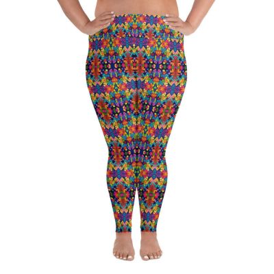 All-Over Print Plus Size Leggings