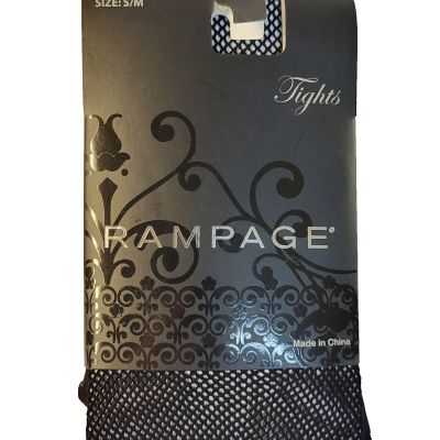 Rampage Adult Sexy Black Fishnet Tights Size S/M New