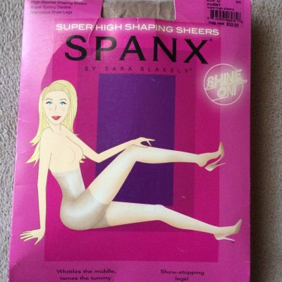 Spanx sz D  Nude 1 Super High Waisted  Shaping Sheers Style 914 Nwt