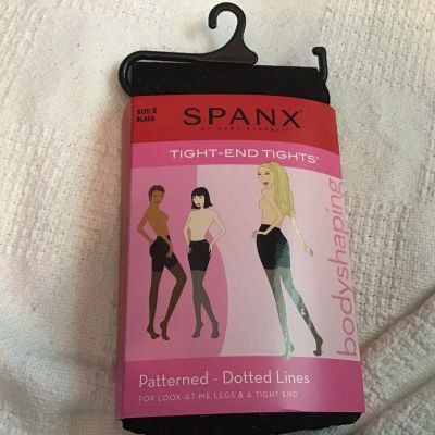 Spanx Tight -End Tights Size E Patterned -Dotted Lines 195-265 Lbs