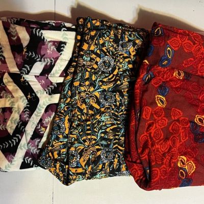 LuLaRoe BRAND NEW OS ONE SIZE Leggings - 3 Pairs