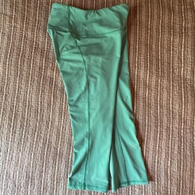 DSG PERFORMANCE WOMEN’S SEA FOAM GREEN FASHION TIGHT CROP LEGGINGS SIZE SMALL