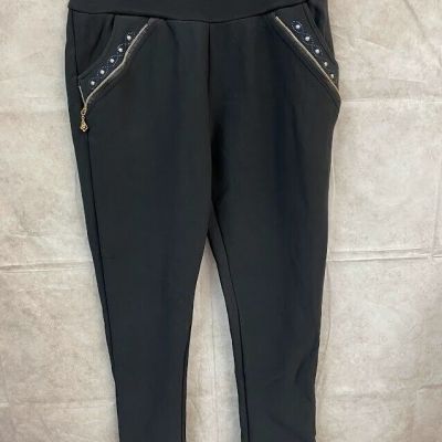 Yuna Fashion Women's Black Warm Leggings Size S/M