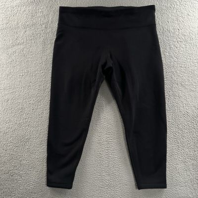 Athleta Womens Pants Black Size 3X Altitude Tight Sherpa Lined Polyester Blend